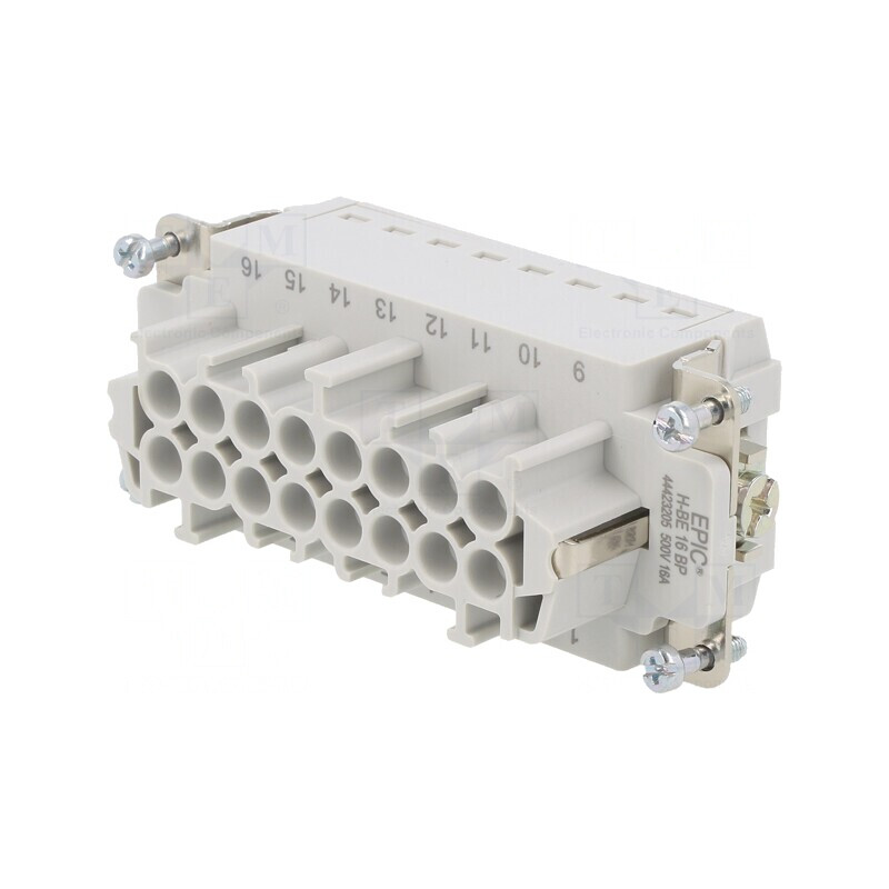 Conector EPIC H-BE 16A Inserturi Mamă | Electronic-mag.ro | Componente Electronice