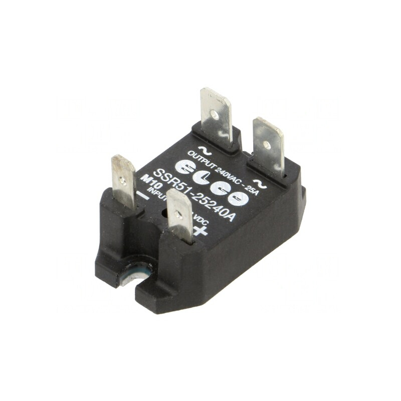 Releu Semiconductor 25A 24-280VAC Panou | Electronic-mag.ro | Componente Electronice
