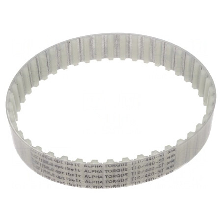 Curea dințată T10 25mm 440mm 44 dinți | Electronic-mag.ro | Componente Electronice