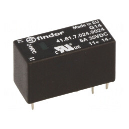 Releu: semiconductor | Ucom: 14÷32VDC | 5A | 1,5÷35VDC | Tip: 1-fazat | 41.81.7.024.9024