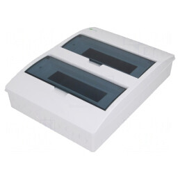 Carcasă pentru aparatură modulară albe 24 moduli 400V IP40 | Electronic-mag.ro | Componente Electronice
