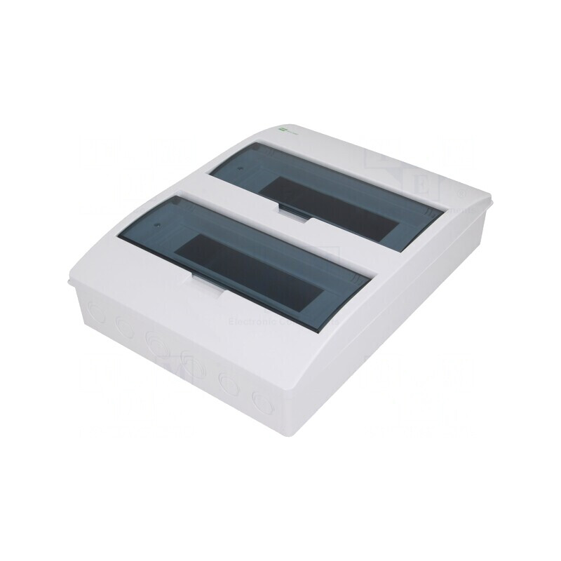 Carcasă pentru aparatură modulară albe 24 moduli 400V IP40 | Electronic-mag.ro | Componente Electronice