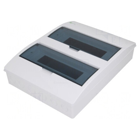 Carcasă pentru aparatură modulară albe 24 moduli 400V IP40 | Electronic-mag.ro | Componente Electronice