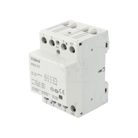 Contactor 4P 63A 24VAC NC NO x3 | Electronic-mag.ro | Componente Electronice