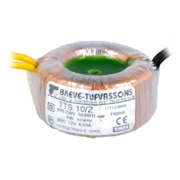 Transformator toroidal 10VA 230V 12V 0.83A cabluri | Electronic-mag.ro | Componente Electronice