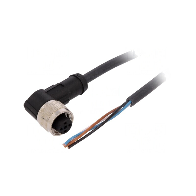Cablu de Conectare M12 4P 10m 250VAC 4A | Electronic-mag.ro | Componente Electronice