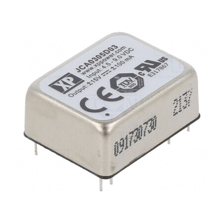 Convertor DC/DC 3W 4,5-9V la 15V/-15V THT | Electronic-mag.ro | Componente Electronice
