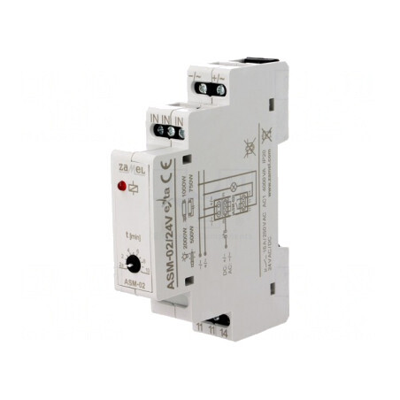 Automat de scară pentru şină DIN 24V ASM-02 | Electronic-mag.ro | Componente Electronice