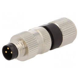 Conector M8 Tată 3 PIN Drept pe Cablu IP68 | Electronic-mag.ro | Componente Electronice