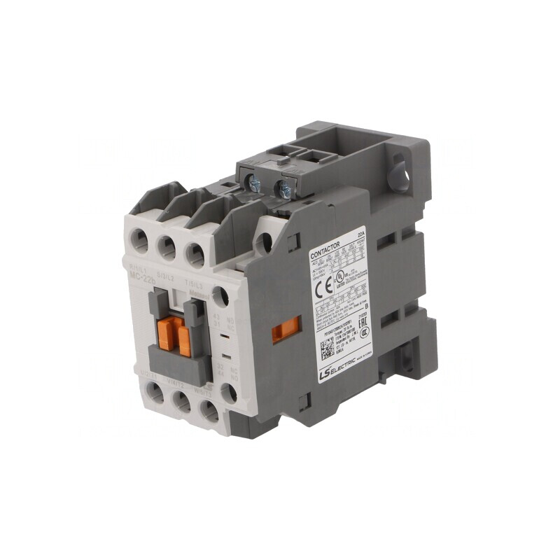 Contactor 3P NO + 1NO 1NC 24VAC 22A | Electronic-mag.ro | Componente Electronice