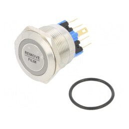 Comutator Anti-Vandalism 2 Pozitii SPST NC NO 2A/48VDC IP65 | Electronic-mag.ro | Componente Electronice