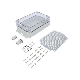 Carcasă pentru calculator gri deschis 121.5mm x 180.1mm | Electronic-mag.ro | Componente Electronice