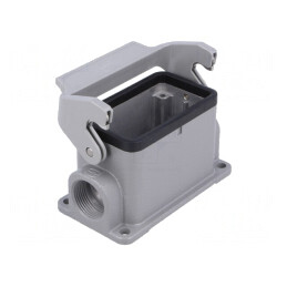 Carcasă conectori HDC Han B 10B PG16 IP65 | Electronic-mag.ro | Componente Electronice