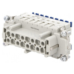 Conector HDC Inserturi Contact Mamă 16PIN Han ES Press | Electronic-mag.ro | Componente Electronice