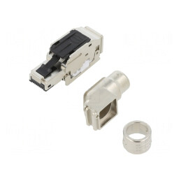 Mufă RJ45 Ecranată Cat 5 8p4c 4,5-9mm | Electronic-mag.ro | Componente Electronice