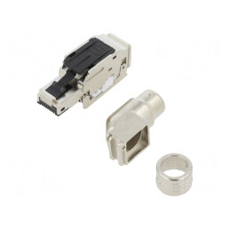 Mufă | RJ45 | PIN: 4 | Cat: 5 | ecranat | Dispunere: 8p4c | Øcablu: 4,5÷9mm | 09451511141