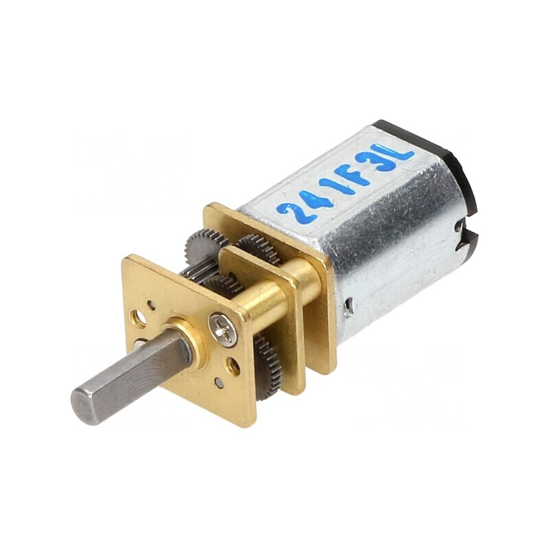 Motor DC cu Transmisie 6V 670mA 235mNm 298:1 Micro Metal | Electronic-mag.ro | Componente Electronice Motor DC cu Transmisie 6V 670mA 235mNm 298:1 Micro Metal | Electronic-mag.ro | Componente Electronice