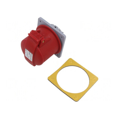 Conector Alimentare AC Trifazat Soclu Mamă Drept IP44 32A | Electronic-mag.ro | Componente Electronice