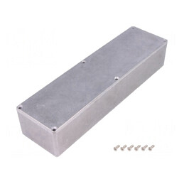 Carcasă Universală Aluminiu IP54 70x254x51mm | Electronic-mag.ro | Componente Electronice