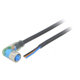 Cablu Conectare M8 3 PIN 2m Unghiular | Electronic-mag.ro | Componente Electronice