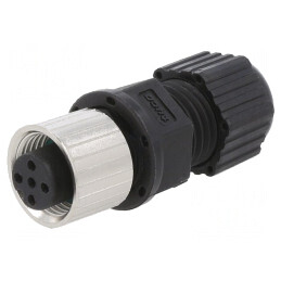 Conector Feminin M12 1838274-3 | Electronic-mag.ro | Componente Electronice
