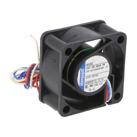 Ventilator axial 12V 40x40x20mm 10m3/h 18dBA | Electronic-mag.ro | Componente Electronice