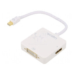 Adaptor DisplayPort la DVI Alb | Electronic-mag.ro | Componente Electronice