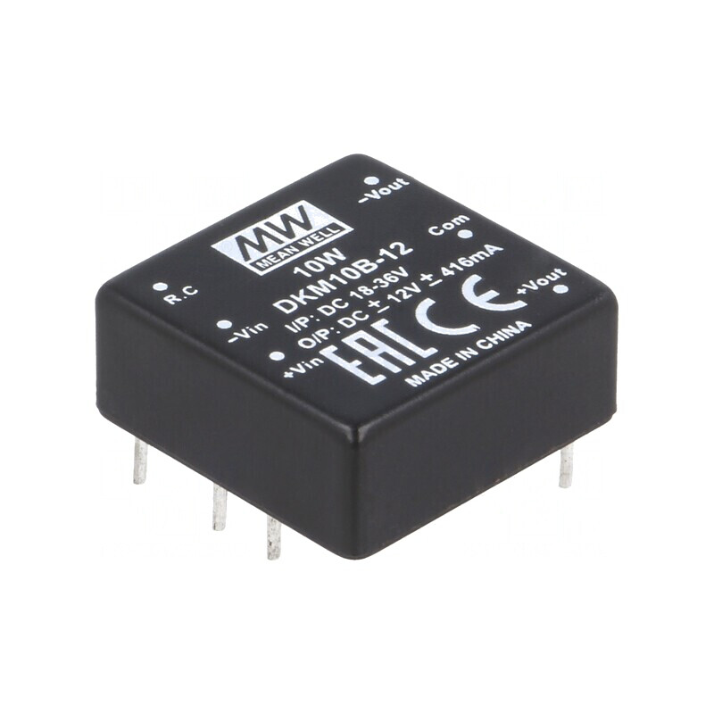Convertor DC/DC 10W 18-36V la 12V/-12V | Electronic-mag.ro | Componente Electronice