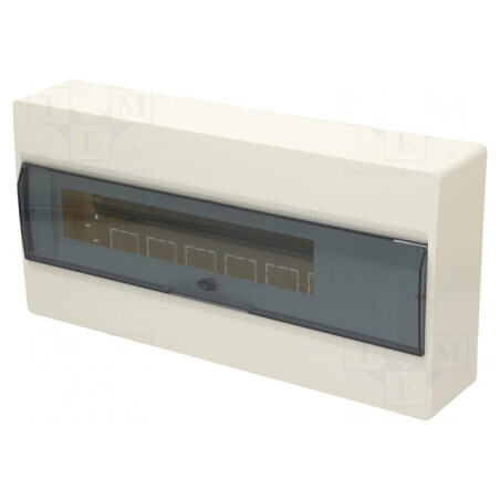 Carcasă pentru aparatură modulară IP40, 18 module | Electronic-mag.ro | Componente Electronice
