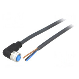 Cablu de conectare M8 PIN 3 unghi 5m IP67 | Electronic-mag.ro | Componente Electronice