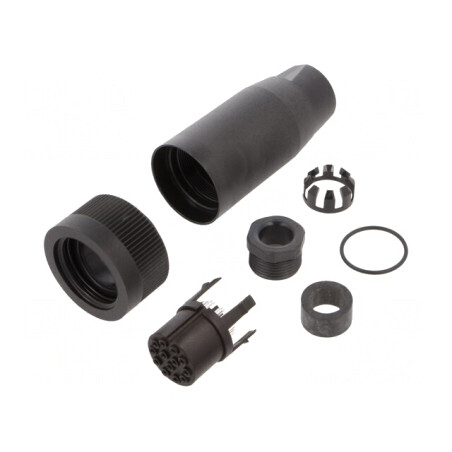 Conector Circular Mamă 13 Pin 250V 6A | Electronic-mag.ro | Componente Electronice