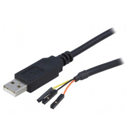 Modul: cu cablu, integrat | UART,USB | soclu pini,USB A | cablu | TTL-232R-RPI