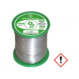 Sârmă de lipit | Sn99,3Cu0,7 | 0,5mm | 0,25kg | fără plumb | bobină | ECO1 B2.1 0,5MM 250GR.