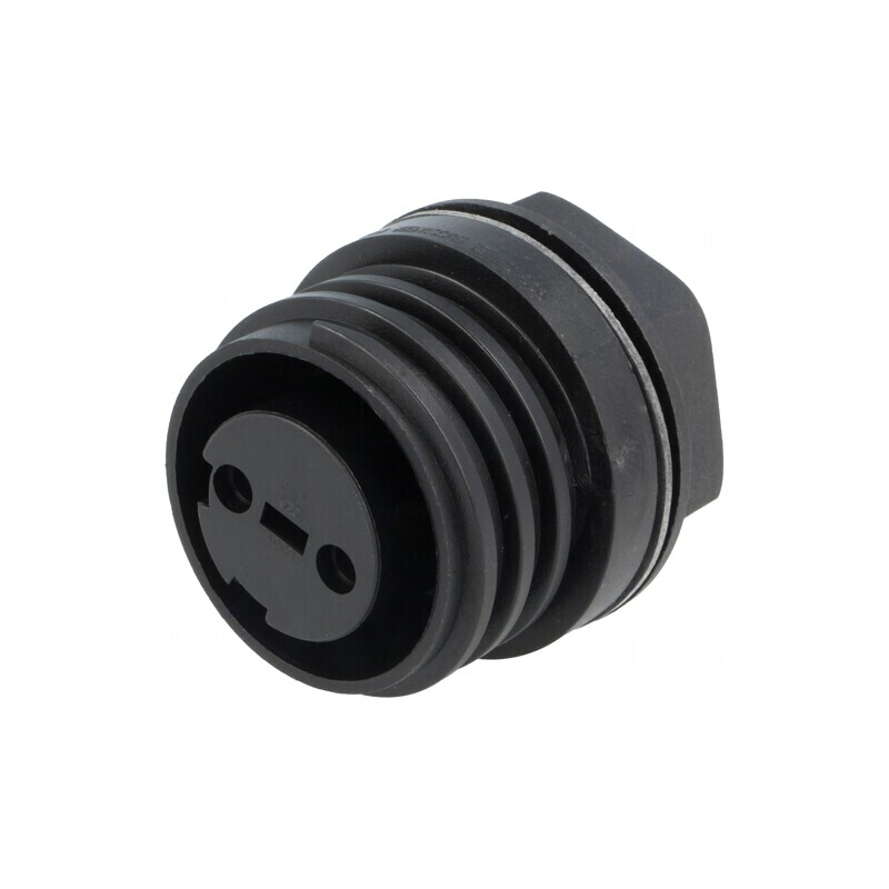 Conector circular soclu mamă 2 pini nichelat Buccaneer 900 PX0931/02/S | Electronic-mag.ro | Componente Electronice