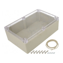Carcasă universală bej IP65 Ritec ABS 146x222x75mm | Electronic-mag.ro | Componente Electronice