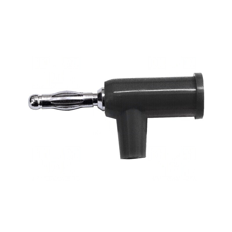 Mufă banană 4mm 15A 5kVDC neagră cupru beriliu | Electronic-mag.ro | Componente Electronice