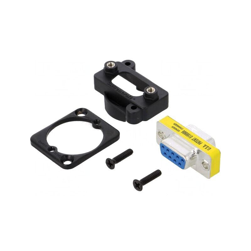Cuplor D-Sub 9 Pin Mamă EHDB9FFB | Electronic-mag.ro | Componente Electronice Cuplor D-Sub 9 Pin Mamă EHDB9FFB | Electronic-mag.ro | Componente Electronice