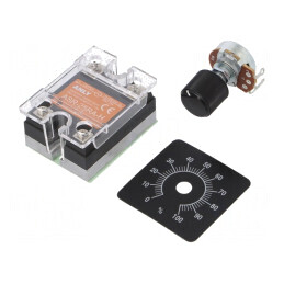 Releu Semiconductori 25A 1-Fazat 48-480VAC | Electronic-mag.ro | Componente Electronice