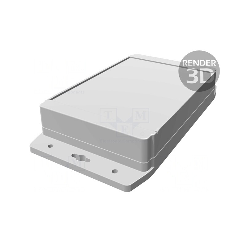 Carcasă Universală 120x180x37mm cu Lame de Fixare | Electronic-mag.ro | Componente Electronice