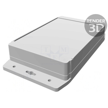 Carcasă Universală 120x180x37mm cu Lame de Fixare | Electronic-mag.ro | Componente Electronice
