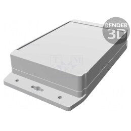 Carcasă Universală 120x180x37mm cu Lame de Fixare | Electronic-mag.ro | Componente Electronice