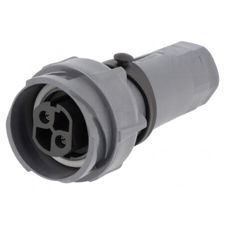 Mufă Circulară Mamă 2 PIN Buccaneer 7000 Nichelată | Electronic-mag.ro | Componente Electronice