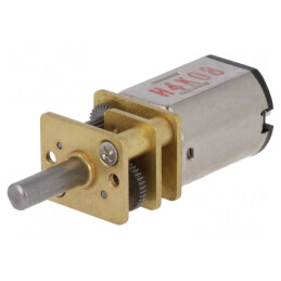 Motor DC cu Transmisie 6V 1,6A Ax Crestătură D 30:1 | Electronic-mag.ro | Componente Electronice