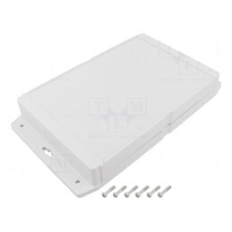 Carcasă universală 161x240x37mm cu lame de fixare | Electronic-mag.ro | Componente Electronice