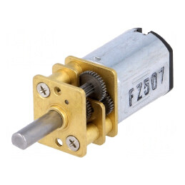 Motor DC cu Transmisie 6V 360mA Micro Metal Gearmotor | Electronic-mag.ro | Componente Electronice
