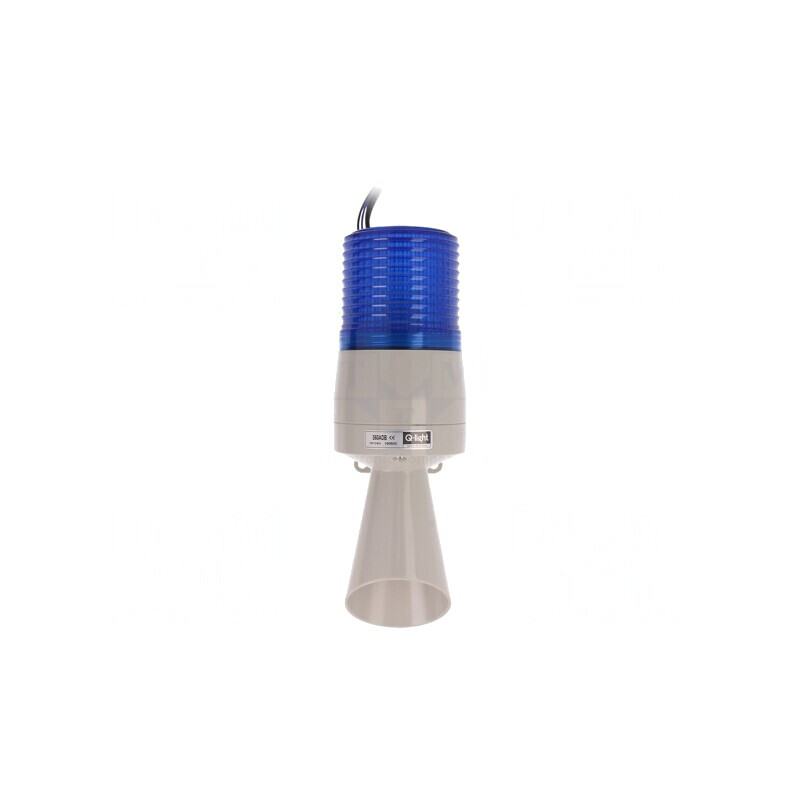 Semnalizator luminos şi acustic 24VDC bec albastru IP54 | Electronic-mag.ro | Componente Electronice