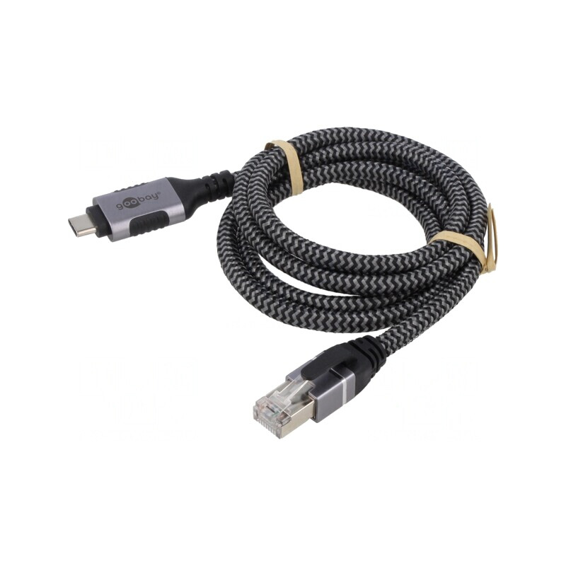 Cablu USB 3.1 RJ45 USB C Nichelat 1m Negru/Gri | Electronic-mag.ro | Componente Electronice Cablu USB 3.1 RJ45 USB C Nichelat 1m Negru/Gri | Electronic-mag.ro | Componente Electronice