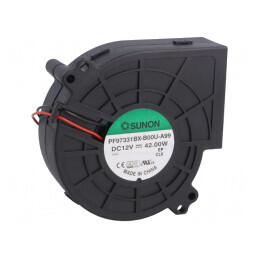 Ventilator DC Blower 12V 97x95x33mm 93m3/h 63dBA | Electronic-mag.ro | Componente Electronice