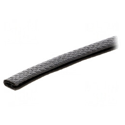 Ecran PVC Negru 10m x 9mm | Electronic-mag.ro | Componente Electronice