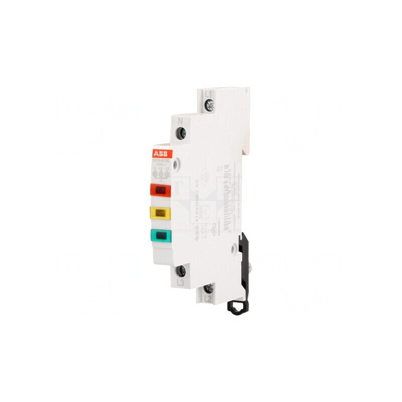 Indicator de Tensiune 3x230-415VAC pentru Șină DIN 9mm | Electronic-mag.ro | Componente Electronice
